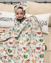 Load image into Gallery viewer, Grey Cocoa Cups Big Bow Headband