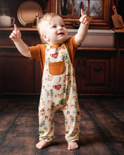 Load image into Gallery viewer, Cream Cocoa Cups Overalls