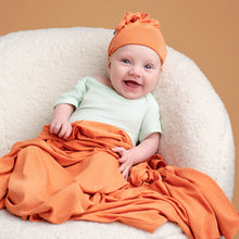 Load image into Gallery viewer, Pumpkin Pie Swaddle with Hat