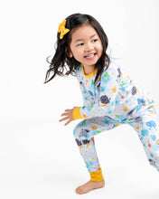 Load image into Gallery viewer, Weather Warriors Yellow Bamboo Alligator Clip Bows