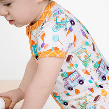 Load image into Gallery viewer, Ice Cream Shorts Romper