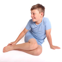 Load image into Gallery viewer, Steel Blue 2-Piece Shorts Pjs