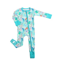 Load image into Gallery viewer, Ocean Oasis Long Sleeve Romper