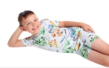 Load image into Gallery viewer, World Map 2-Piece Shorts Pjs