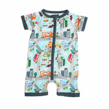 Load image into Gallery viewer, Tiny Town Shorts Romper