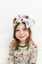 Load image into Gallery viewer, Grey Cocoa Cups Big Bow Headband