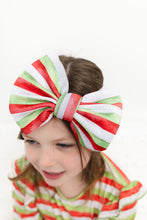 Load image into Gallery viewer, Christmas Stripes 2-Piece Peplum Set
