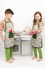 Load image into Gallery viewer, Grey Cocoa Cups Aprons