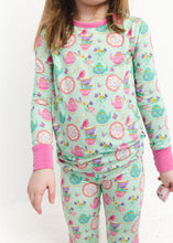 Load image into Gallery viewer, Tea Three 2-Piece Long Sleeve Pjs