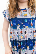 Load image into Gallery viewer, Space 3-Piece Peplum Set