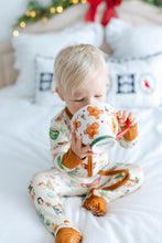 Load image into Gallery viewer, Cream Cocoa Cups Long Sleeve Romper