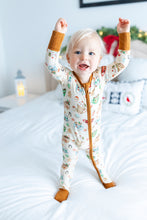 Load image into Gallery viewer, Cream Cocoa Cups Long Sleeve Romper