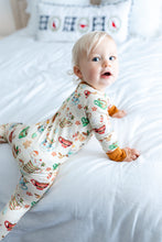 Load image into Gallery viewer, Cream Cocoa Cups Long Sleeve Romper