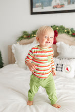 Load image into Gallery viewer, Christmas Stripes 2-Piece Jogger Daywear