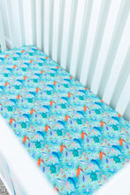 Load image into Gallery viewer, Ocean Oasis Crib Sheet
