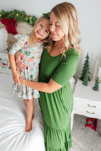 Load image into Gallery viewer, Green Grey Cocoa Women's Maxi Dress