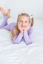Load image into Gallery viewer, Lavender Lillies Long Sleeve 2 Piece Pjs