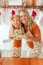 Load image into Gallery viewer, Cream Cocoa Cups Aprons