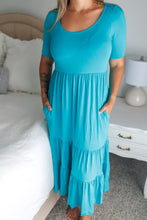 Load image into Gallery viewer, Tidal Teal Women's Maxi Dress