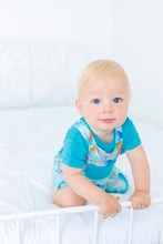 Load image into Gallery viewer, Ocean Oasis Short Overalls