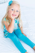 Load image into Gallery viewer, Ocean Oasis 3-Piece Peplum Set