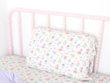 Load image into Gallery viewer, Fluttering Fairies Twin Fitted Sheet Plus Pillowcase