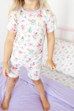 Load image into Gallery viewer, Fluttering Fairies 2-Piece Shorts Pjs