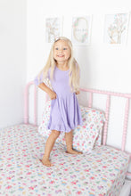 Load image into Gallery viewer, Lavender Lillies Girls Dress with bottoms