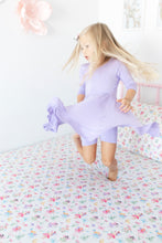 Load image into Gallery viewer, Lavender Lillies Girls Dress with bottoms