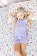 Load image into Gallery viewer, Lavender 2-Piece Shorts Pjs