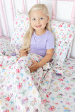 Load image into Gallery viewer, Fluttering Fairies Adult Quilted Blanket