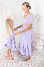Load image into Gallery viewer, Lavender Lillies Girls Dress with bottoms