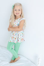 Load image into Gallery viewer, Garden Gnomes 3-Piece Peplum Set