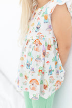 Load image into Gallery viewer, Garden Gnomes 3-Piece Peplum Set