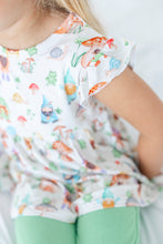 Load image into Gallery viewer, Garden Gnomes 3-Piece Peplum Set