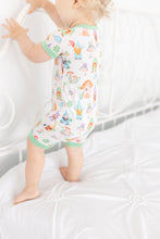 Load image into Gallery viewer, Garden Gnomes Shorts Romper