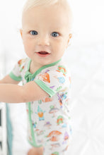 Load image into Gallery viewer, Garden Gnomes Shorts Romper