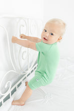Load image into Gallery viewer, Grassy Green Shorts Romper