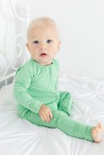 Load image into Gallery viewer, Grassy Green Long Sleeve Romper