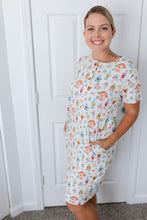 Load image into Gallery viewer, Garden Gnomes Short sleeve Women's nightgown