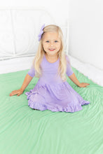 Load image into Gallery viewer, Lavender Lillies Girls Dress with bottoms