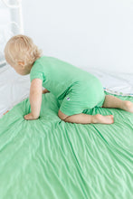 Load image into Gallery viewer, Grassy Green Adult Quilted Blanket