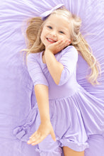 Load image into Gallery viewer, Lavender Lillies Girls Dress with bottoms