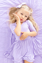 Load image into Gallery viewer, Lavender Lillies Girls Dress with bottoms