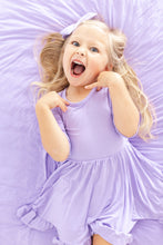 Load image into Gallery viewer, Lavender Lillies Girls Dress with bottoms