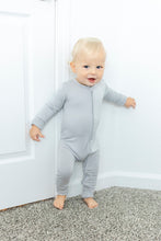 Load image into Gallery viewer, Silver Scene Long Sleeve Romper