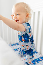 Load image into Gallery viewer, Space Shorts Romper