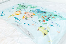 Load image into Gallery viewer, World Map Beach Towel
