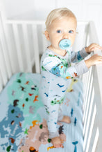 Load image into Gallery viewer, World Map Long Sleeve Romper