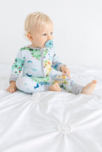 Load image into Gallery viewer, World Map Long Sleeve Romper